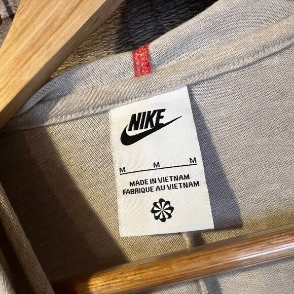 Nike OSU Tan Lightweight‎ Hoodie Sweatshirt M Buckeyes Ohio State University - Picture 3 of 6